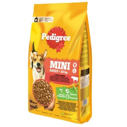 Pedigree 12kg mini adult marhával zöldségekkel