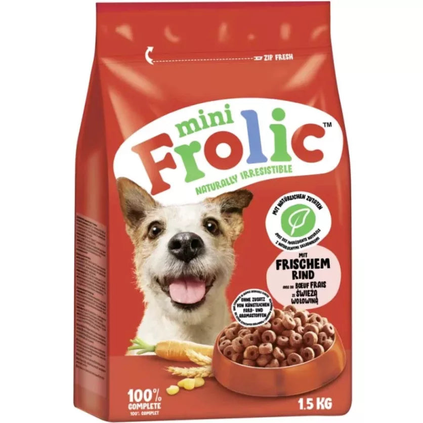 Frolic 1,5kg mini marha & zöldség