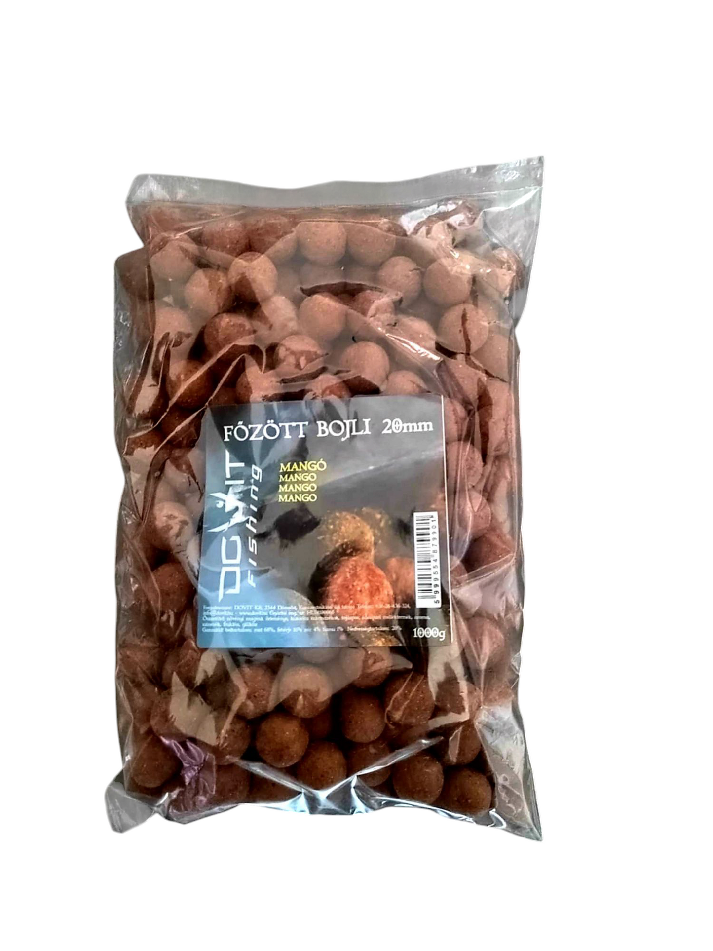 Dovit Főzött Bojli Mangó 20mm 1Kg