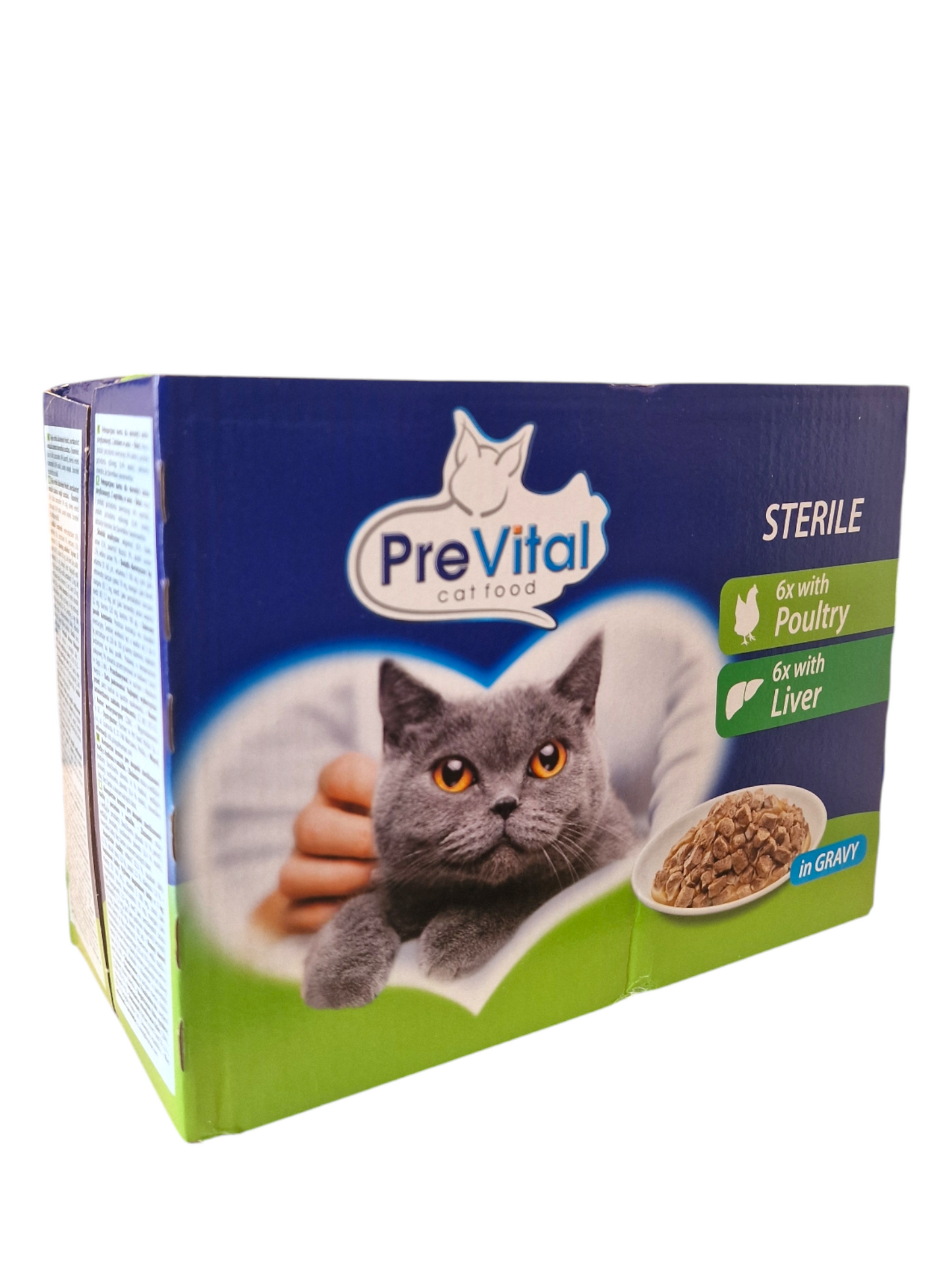 Prevital Steril alutasakos baromfi-máj macskáknak 12x100g