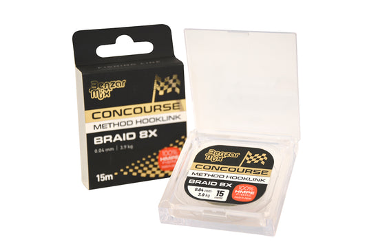 BENZAR CONCOURSE BRAIDED HOOKLINK ELŐKEZSINÓR 15M 0.06mm 5.1kg